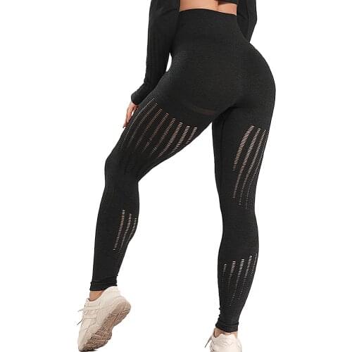 New Women Gym Yoga Seamless Pants Sport Clothes Stretchy High Waist Athletic Exercise Fitness Push Up Leggings Activewear Tights