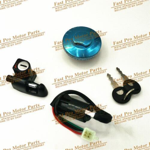 Monkey Bike Z50 4 Wire Ignition Switch Kit fuel tank Lock key cap FOR honda moto MONKEY bike z 50