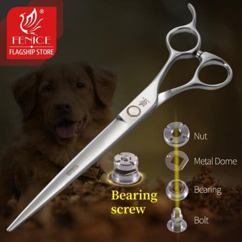 Fenice 6.75 7.5 inch professional pet grooming scissors for dogs cutting scissors pet scissors grooming shears tesoura tijeras
