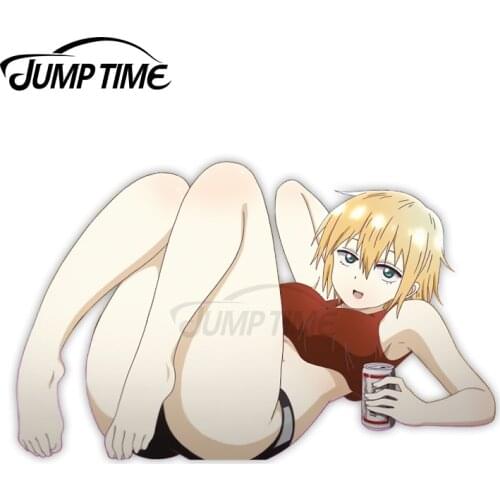 Jump Time Blood Lad Haidora Beru 8.1 Anime Sexy Girl Vinyl Decal Waifu Car sticker