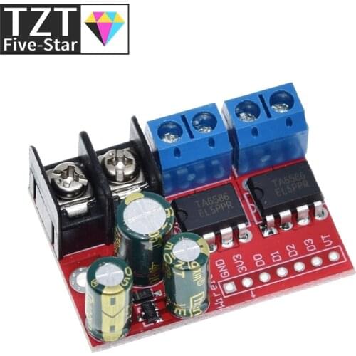 H Bridge Remote Control 5A 3V-14V Dual DC Motor Drive Module Voltage Reverse PWM Speed Regulation Double Super L298N 5AD