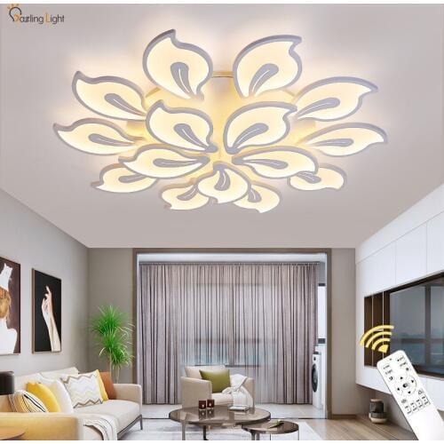 Modern ceiling led chandeliers lighting fixtures for home living room bedroom indoor lighting modern ceiling led chandeliers