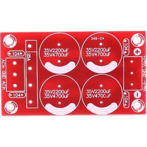 Rectifier Filter Power Supply Board Positive & Negative Voltage Dual Power PCB Bare Board