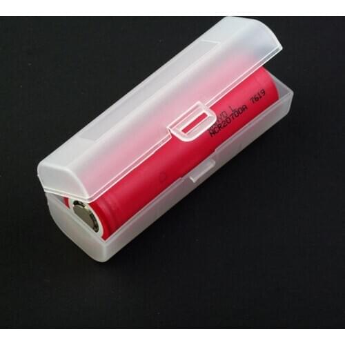 Hard Plastic Waterproof 1 x 20700 21700 Battery Box Case Container Single Batteries Holder Storage Box Case