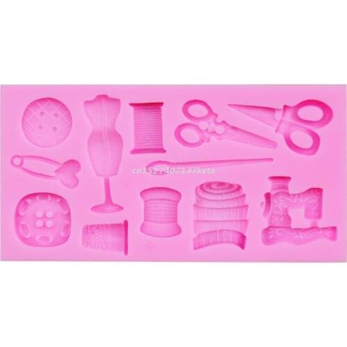1 PC Sewing Tools Silicone Jelly Mould Cake Decorating Tools Chocolate Moulds Cupcake Decorating Cake Topper Decorations
