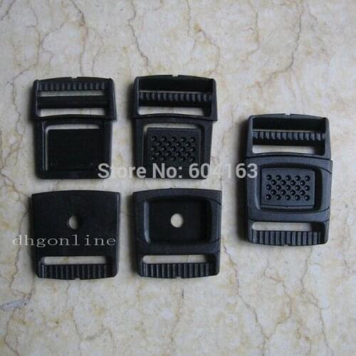 1000 PCS 1" 25mm Side Release Buckles for Paracord Lanyards Webbing Straps Plastic B07