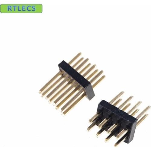 1000pcs 2x4 P 8 pin 1.27mm Pitch Pin Header male dual row Male straight gold flash Rohs Reach double rows pitch 1.27