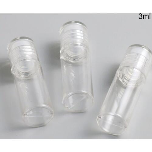 3ml 3g Empty Plastic Clear Loose Powder Pot bottle With Sieve Cosmetic Makeup Jar Container Handheld Portable Sifter 300pcs