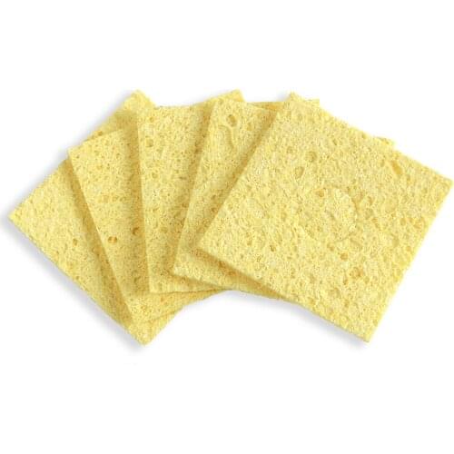 High-quality High Temperature Resistant Cleaning Sponge Soldering Iron Welding Accessories Sponges Tip Cleaning Supplies