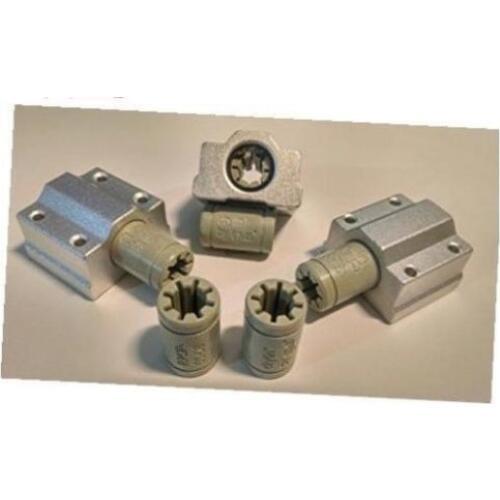 7 PCs Polymer SC8UU & Bracket 8mm Linear Rail Double Igus Drylin RJ4JP-01-08 for Anet/Tronxy/Reprap Prusa i3 3D printer