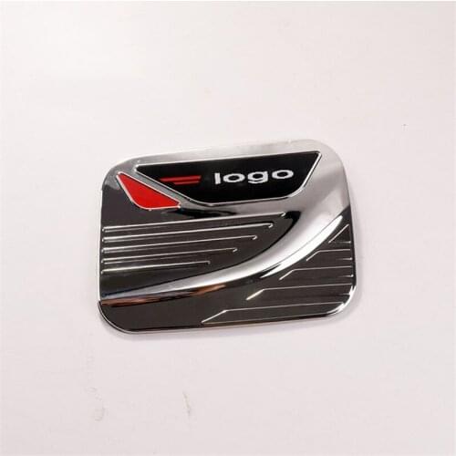 ABS Chrome Car Refitting Exterior Oil Fuel Tank Gas Cap Cover Trim Sticker For Toyota RAV4 2019 Car-styling Accessories