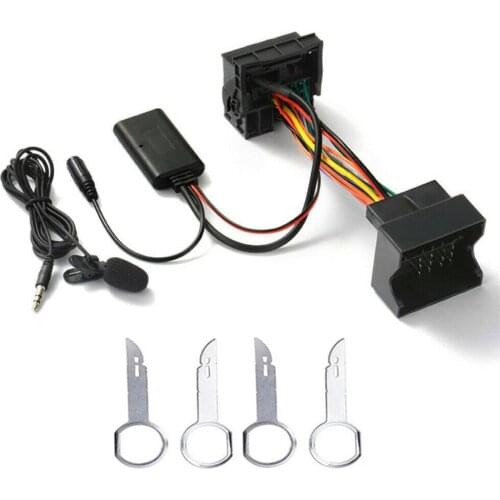 Biurlink 2020 Car Bluetooth 5.0 Music AUX Adapter+ Microphone Handsfree Wiring For Ford Mondeo