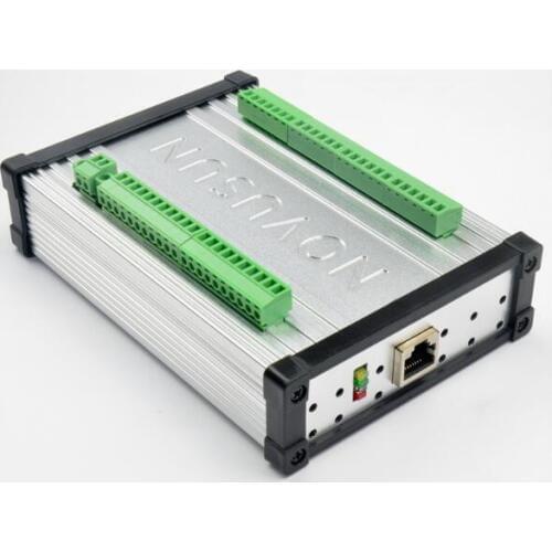 Engraving machine Ethernet MACH3 interface control board 5 axis control, 1MHz output gold beauty outer aluminum shell