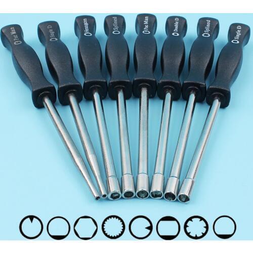 Carburetor Adjustment Tool Screwdriver For Craftsman Ryobi Homelite Husqvarna Stihl String Trimmer Chainsaw Pac Man Single D