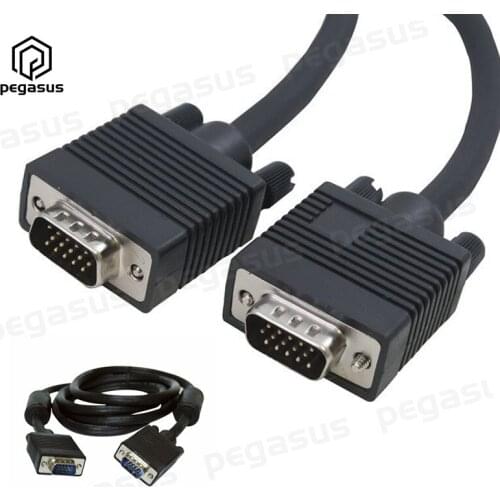 3+4VGA Male to Male Pure Copper Computer Monitor Cable For Projector HDTV Connection