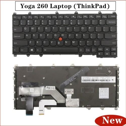 New for Lenovo ThinkPad Yoga 260 Layout Backlit keyboard FRU 00PA124 00PA206