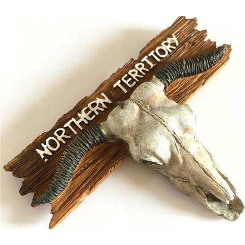 Sydney Melbourne Perth Horns Creative 3D Fridge Magnets Australia Travel Souvenirs Refrigerator Magnetic Sticker Home Decor