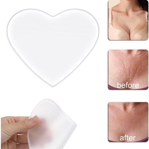 Reusable Prevent Chest Wrinkle Anti-Wrinkle Anti-aging Transparent Wrinkles Removal Silicone Chest Pads