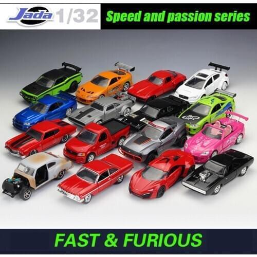 1:32 Scale Fast And Furious Ford Mustang Diecast Car Model Toy Vehicles Simulation Metal Speed And Passion Car Model Kids Toys