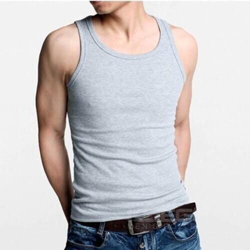 Mens Tank Top Fashion Summer Style Sleeveless Undershirts Male Bodybuilding Tank Top Casual Modal Vest Tops