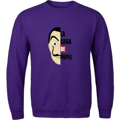 La Casa De Papel Men sweatshirt Fashion Casual Pullovers Harajuku high quality Sportswear Streetwear 2020 spring autumn clothing