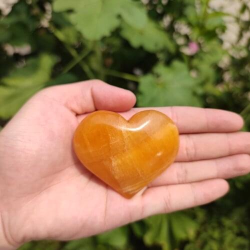 Natuurlijke Orange Calcietkristal Quartz Liefde Aura Healing Energie Edelsteen Home Decoratie Gift