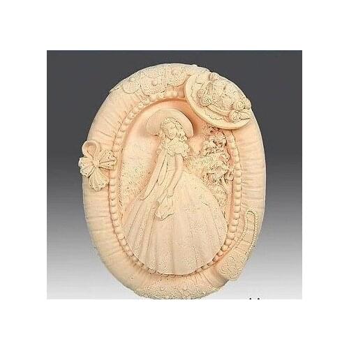 New Graceful Girl 0841 Craft Art Silicone Soap mold Craft Molds DIY Handmade soap molds