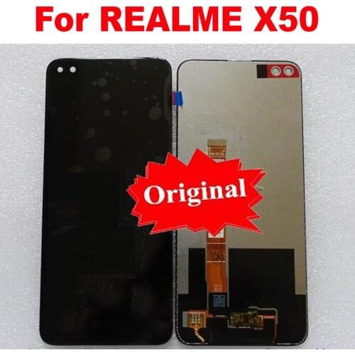 Original Best LCD Display Touch Panel Screen Digitizer Assembly For OPPO Realme X50 5G RMX2051 Glass Sensor Phone Pantalla