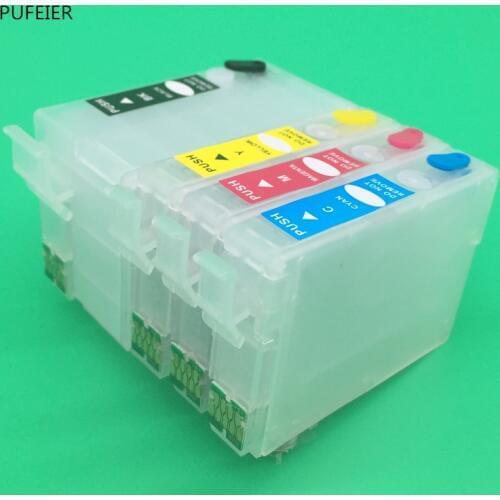 T2701 T2791 T2711-T2714 Empty Refillable Cartridge With Chip For Epson WF-3620 WF-3640DTWF WF-7715DWF WF-7710DWF Inkjet Printer