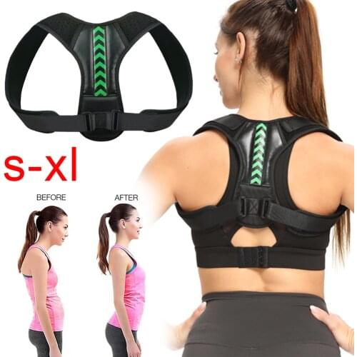 Adjustable Back Shoulder Posture Corrector Belt Clavicle Spine Support Reshape Your Body Home Office Sport Upper Back Neck Brace