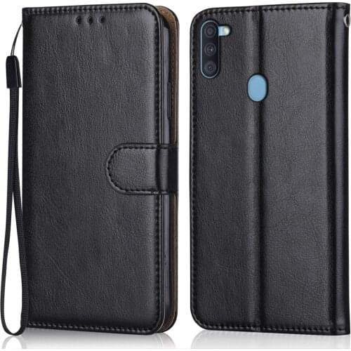 Folio Luxury Leather Case for On Samsung Galaxy M11 M115 M115F SM-M115F 6.4''Wallet Case Phone Bag for On Samsung M11 M 11 cover