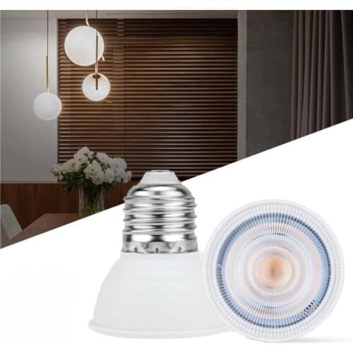 LED Plastic Package Aluminum Thyristor Dimming Spotlight Cup Home Hotel Decorative Lighting Spotlight E27/E14/MR16/GU10