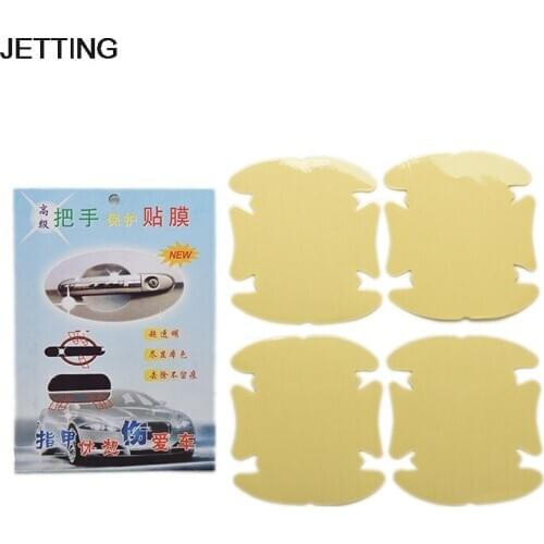 Universal 8pcs/lot Invisible Car Door Handle Scratches Automobile Shakes Protective Vinyl Protector Films Car Handle Protection