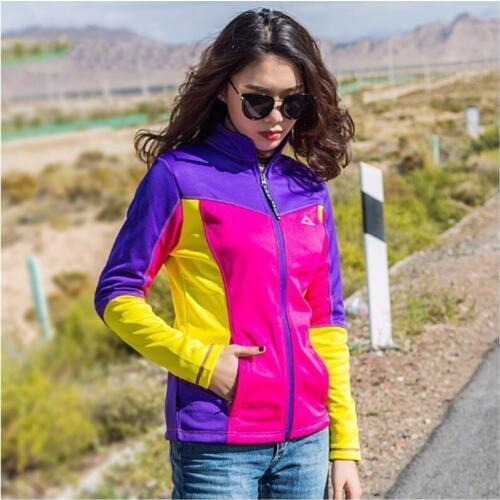 Spring Upgraded Women Soft Shell Hiking Jacket Female Outdoor Camping Fishing Climbing Travel Clothes Sports Warm Winproof Coat