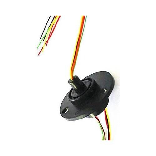 12.5mm 300Rpm 6 Wires CIRCUITSx2A Capsule Slip Ring AC 240V for Monitor Robotic