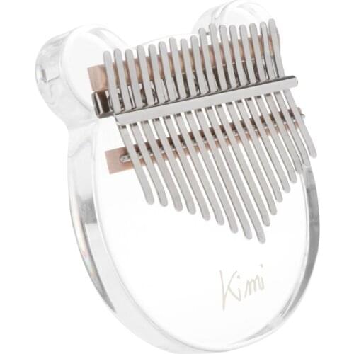 17 Keys Kalimba Thumb Piano Finger Guitar with Tuner Hammer for Beginner
