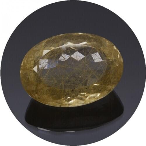 35,51 ct. Rutile Quartz Oval Cut