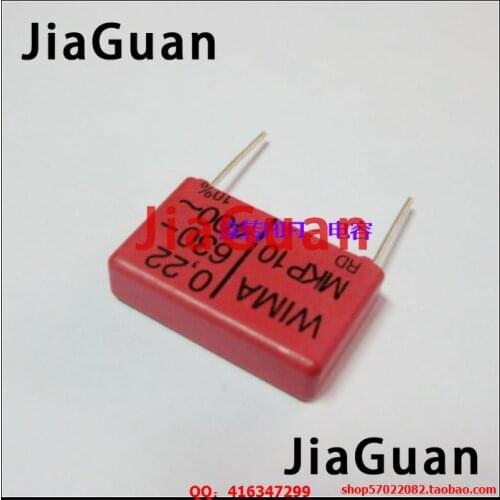 4PCS RED WIMA MKP10 0.22UF 630V p22.5mm original new MKP-10 224/630V audio 220nf film 224 PCM22.5 hot sale 630V224