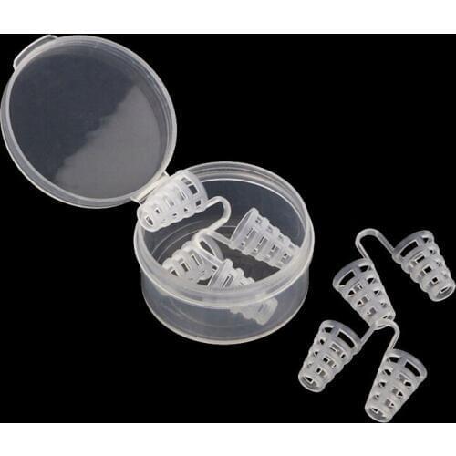 4pcs/pack Anti Snoring Breathe Easy Sleep Nose Clip Snore Stopper Aid Nasal Dilators Device Congestion sleeping Aid tool
