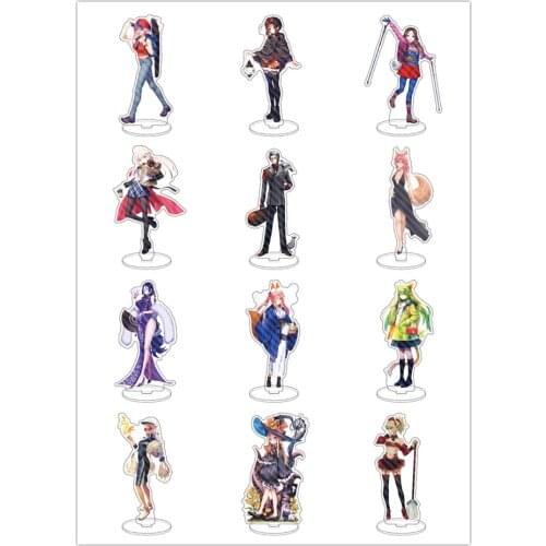 Anime Fate/Grand Order Mash Kyrielight Tamamo no Mae Atalanta Game Uniform Theme Anime Acrylic Stand Figure Model Desktop Decor