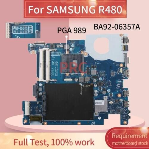 BA92-06357A For SAMSUNG R480 Laptop motherboard BA41-01230A HM55 DDR3 Notebook Mainboard