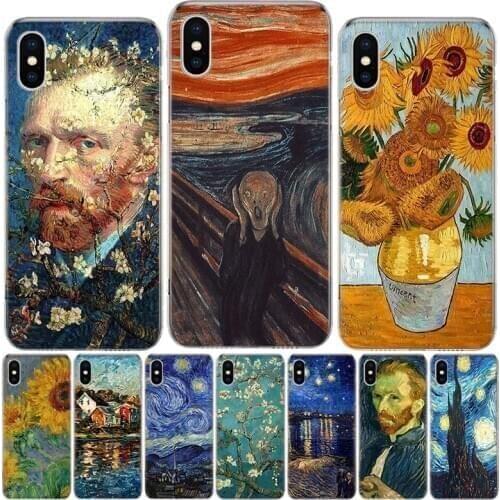 Van Gogh oil painting Phone Case For iphone 12 MIni 11Pro MAX XS 8 7 6 6S Plus X 5 5S SE XR SE 2020 Cover Shell Coque