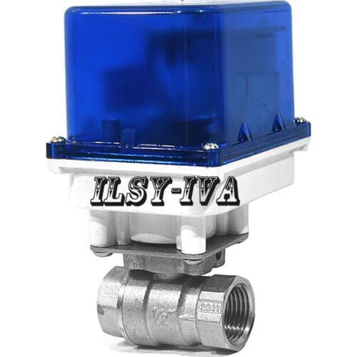 DN15 DC12V/24V brass motorized ball valve,two way fixed-type electric ball valve