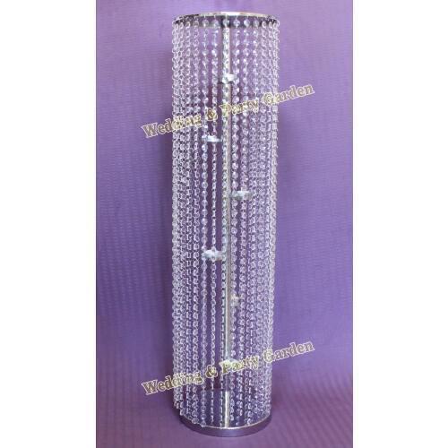 Hot Fast Shipping 100cm(H) wedding crystal pillar crystal chandelier crystal candle holder Table centerpiece