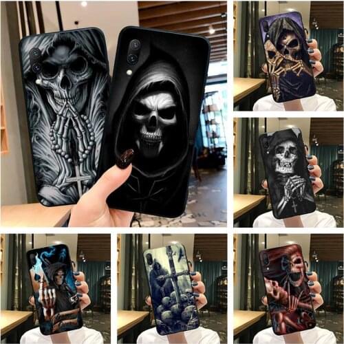 Grim reaper skull skeleton Phone Case For Vivo Y91c Y17 Y51 Y67 Y55 Y7s Y81 Y19 Y97 Y93 V17 vivos5
