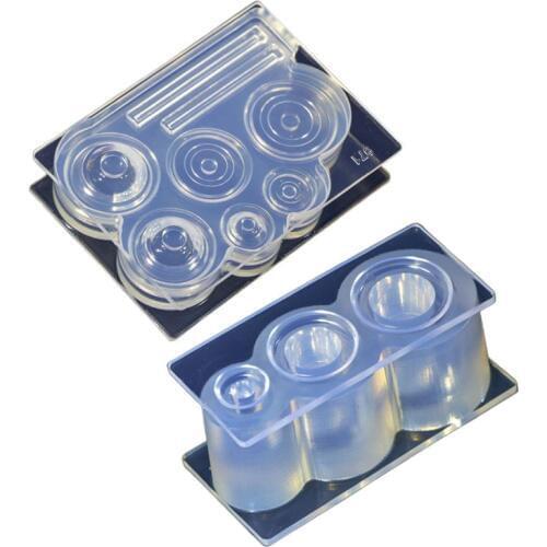 Handmade Silicone Mold Resin Crafts Decorative DIY Hollow Bottle Cup UV Crystal Epoxy Molds