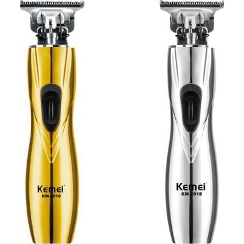Kemei hair trimmer KM-2918 USB rechargeable hair clipper haircut machine beard trimmer oil head hair carving white clipper