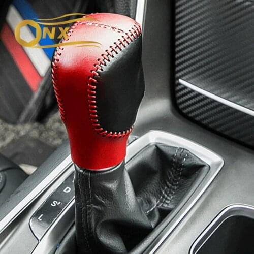 Car gear cover leather Shift lever protective cover For Honda Ten Generation Accord interior decoration Accessories