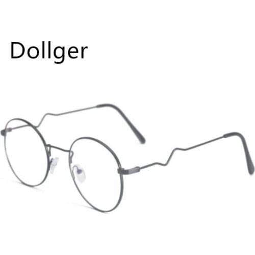 Korean style round frame super light plain face mirror s1790