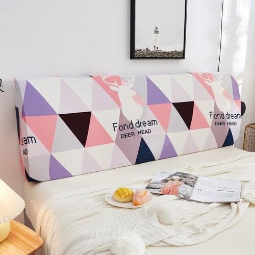 Nordic Style Head Cover High Quality Cartoon Bed Headboard Cover Elastic Full Enclosed Dust-proof Cover Bed Headboard Cover